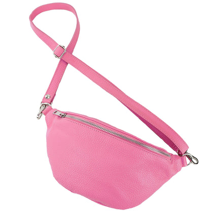 modamoda de T211 Damen Leder Bauchtasche Brusttasche Hüfttasche handmade in Italy