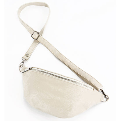 modamoda de T211 Damen Leder Bauchtasche Brusttasche Hüfttasche handmade in Italy