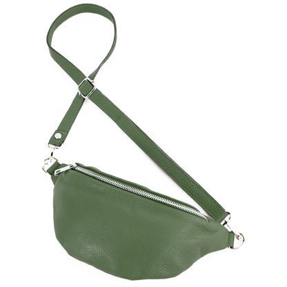 modamoda de T211 Damen Leder Bauchtasche Brusttasche Hüfttasche handmade in Italy