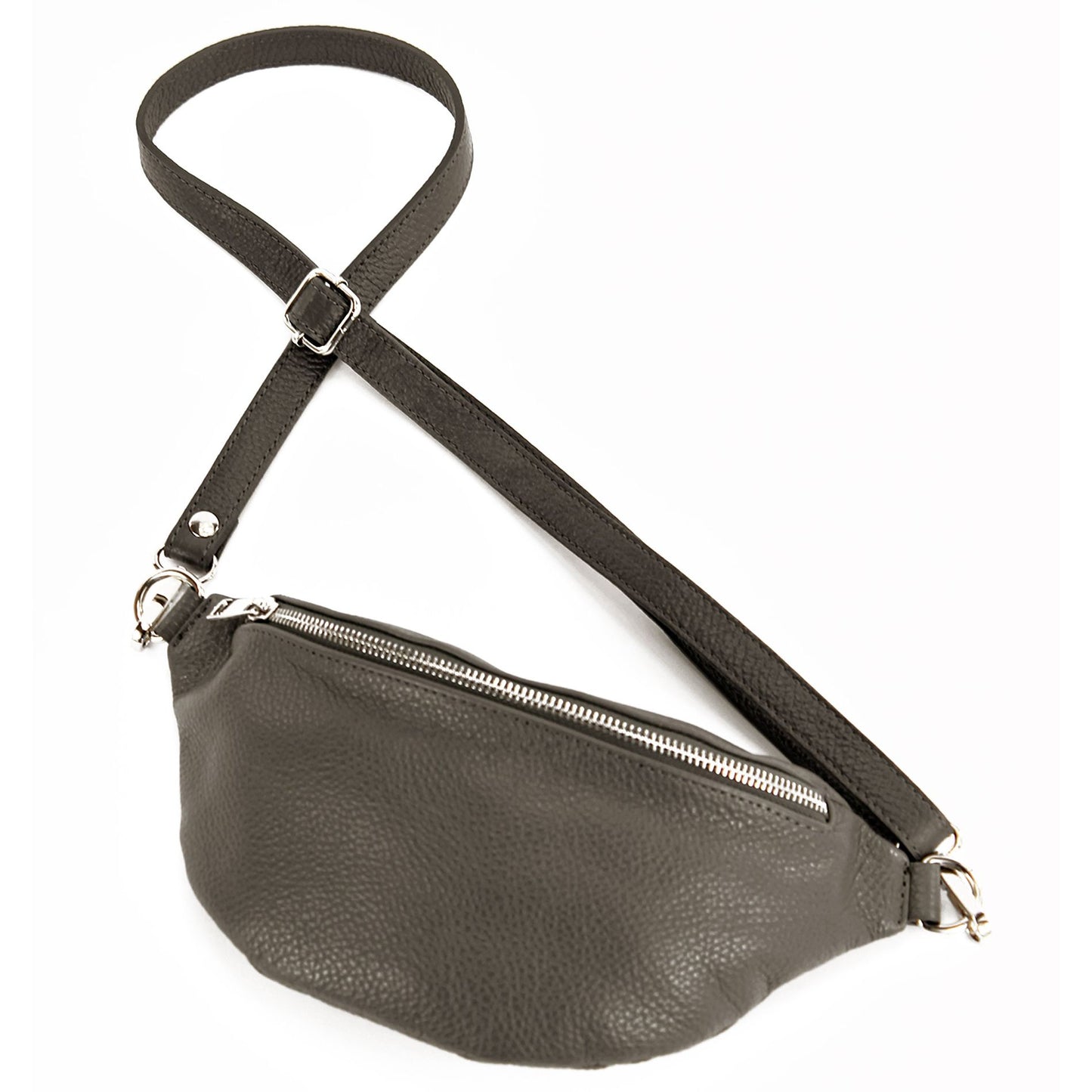 modamoda de T211 Damen Leder Bauchtasche Brusttasche Hüfttasche handmade in Italy