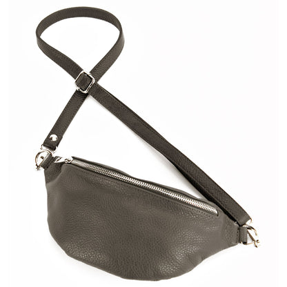 modamoda de T211 Damen Leder Bauchtasche Brusttasche Hüfttasche handmade in Italy