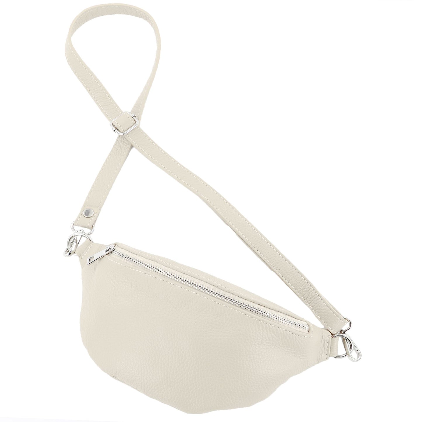 modamoda de T211 Damen Leder Bauchtasche Brusttasche Hüfttasche handmade in Italy