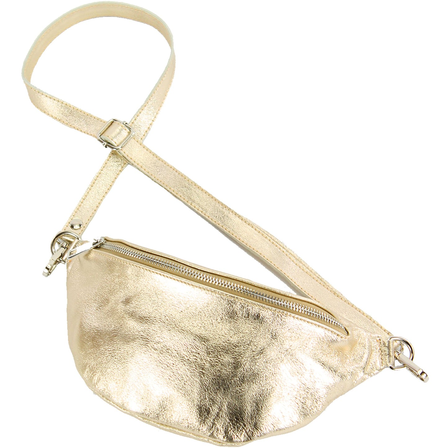 modamoda de T211 Damen Leder Bauchtasche Brusttasche Hüfttasche handmade in Italy