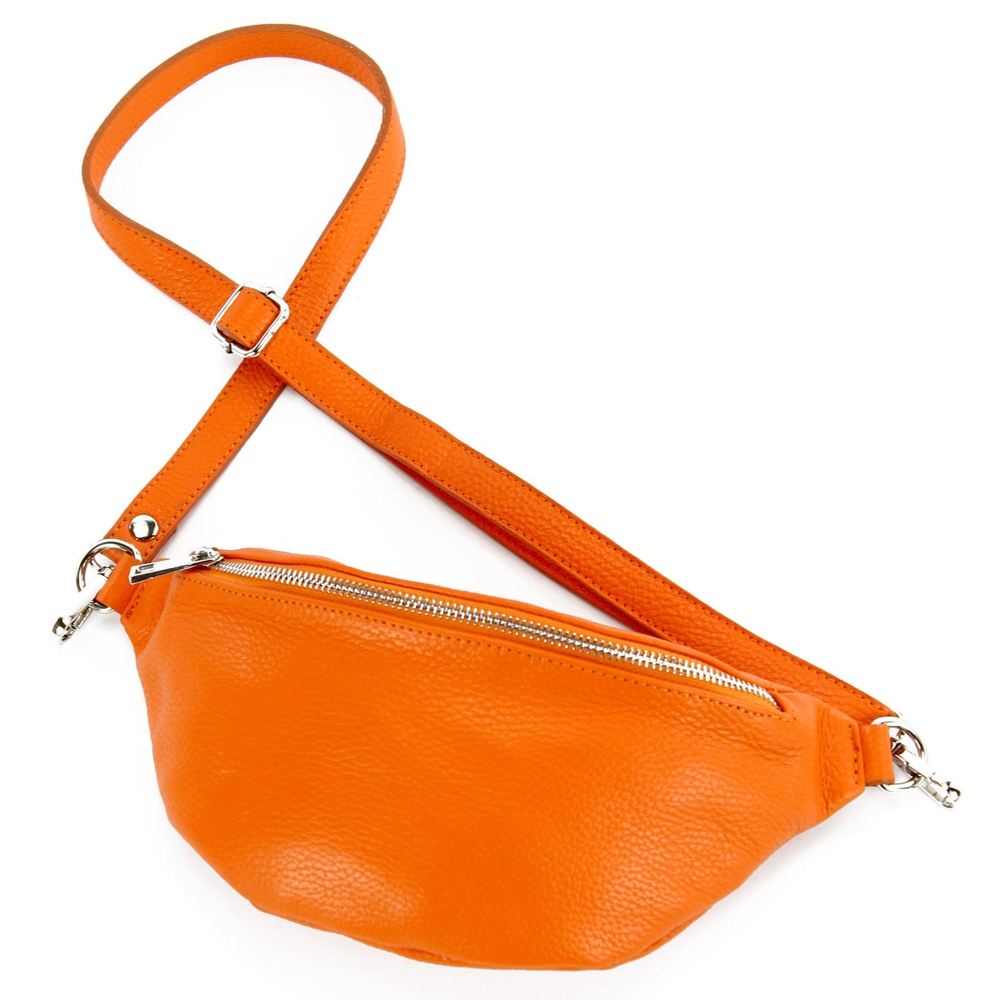 modamoda de T211 Damen Leder Bauchtasche Brusttasche Hüfttasche handmade in Italy