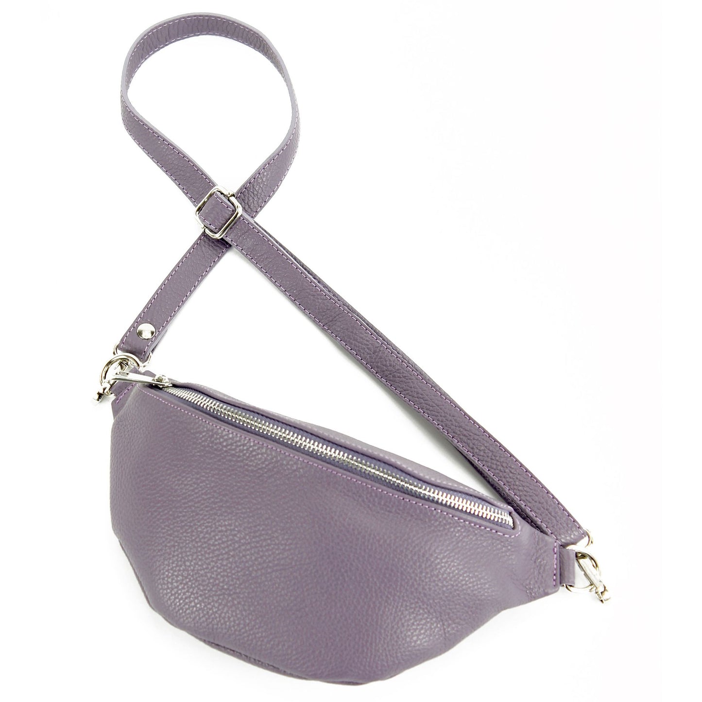 modamoda de T211 Damen Leder Bauchtasche Brusttasche Hüfttasche handmade in Italy