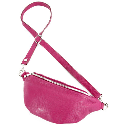 modamoda de T211 Damen Leder Bauchtasche Brusttasche Hüfttasche handmade in Italy