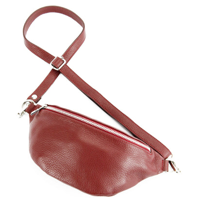 modamoda de T211 Damen Leder Bauchtasche Brusttasche Hüfttasche handmade in Italy
