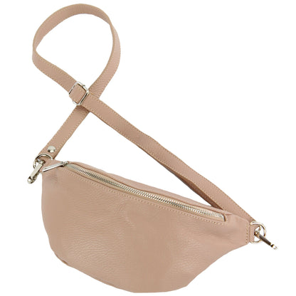 modamoda de T211 Damen Leder Bauchtasche Brusttasche Hüfttasche handmade in Italy