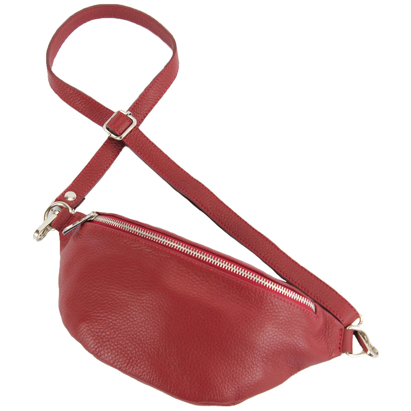 modamoda de T211 Damen Leder Bauchtasche Brusttasche Hüfttasche handmade in Italy