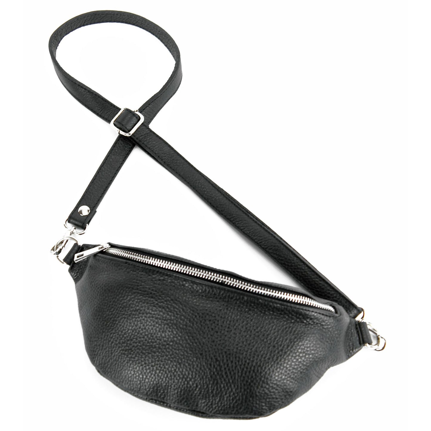 modamoda de T211 Damen Leder Bauchtasche Brusttasche Hüfttasche handmade in Italy