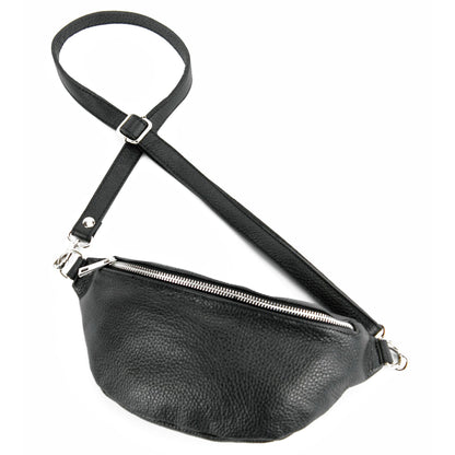modamoda de T211 Damen Leder Bauchtasche Brusttasche Hüfttasche handmade in Italy