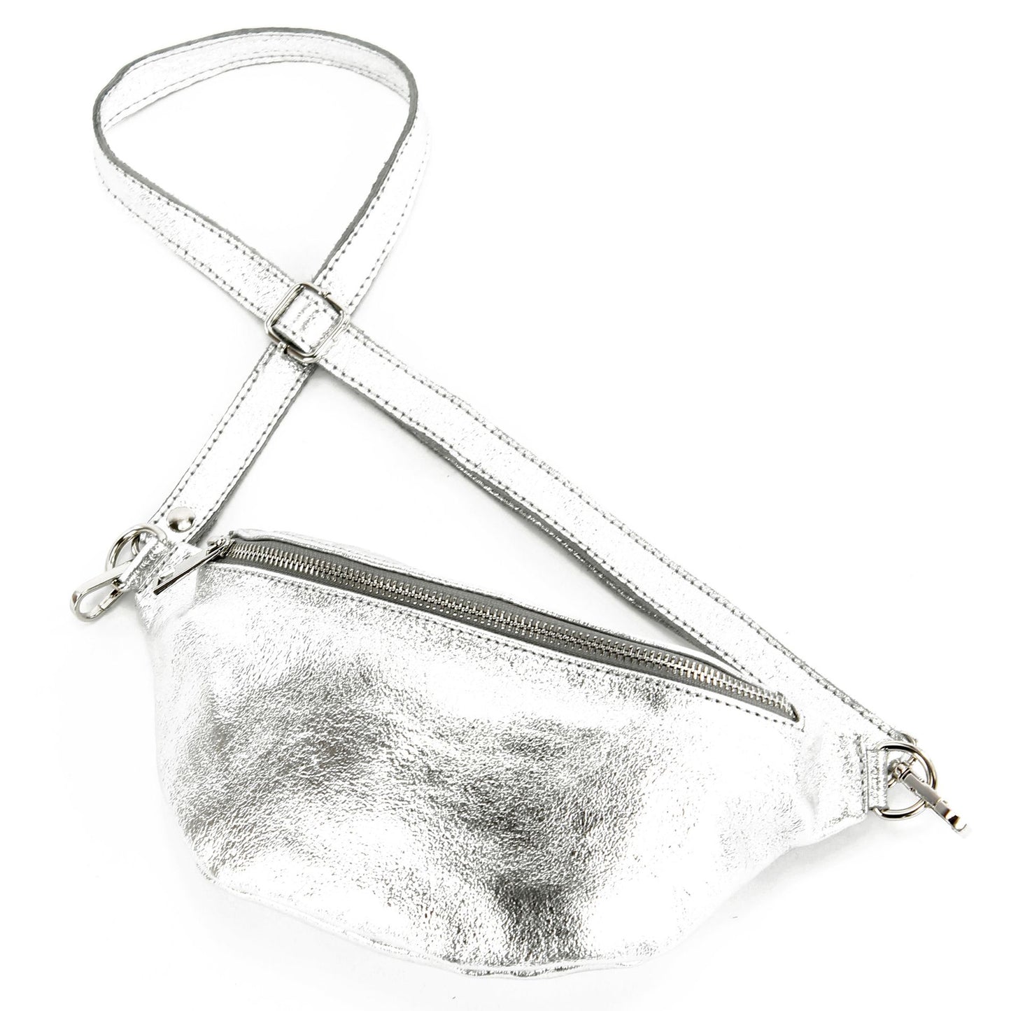 modamoda de T211 Damen Leder Bauchtasche Brusttasche Hüfttasche handmade in Italy