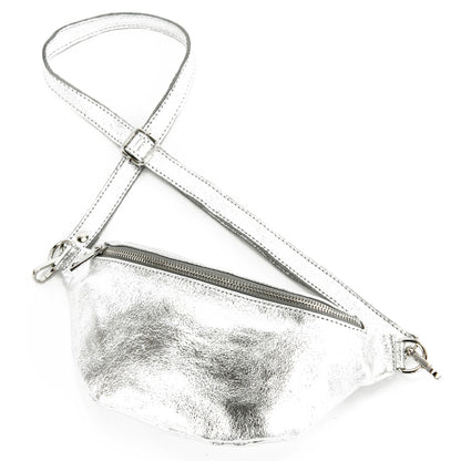 modamoda de T211 Damen Leder Bauchtasche Brusttasche Hüfttasche handmade in Italy