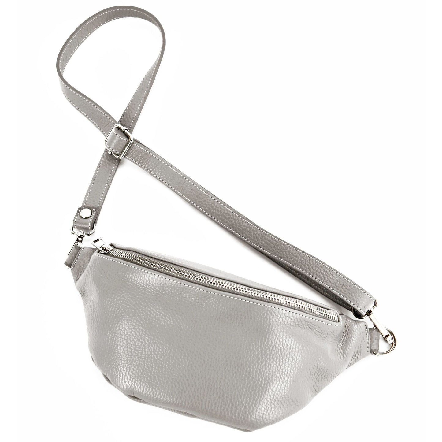 modamoda de T211 Damen Leder Bauchtasche Brusttasche Hüfttasche handmade in Italy