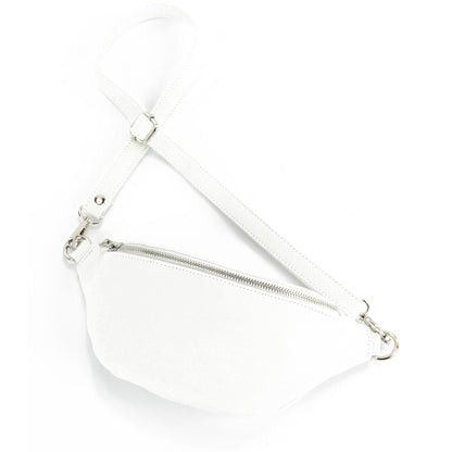 modamoda de T211 Damen Leder Bauchtasche Brusttasche Hüfttasche handmade in Italy