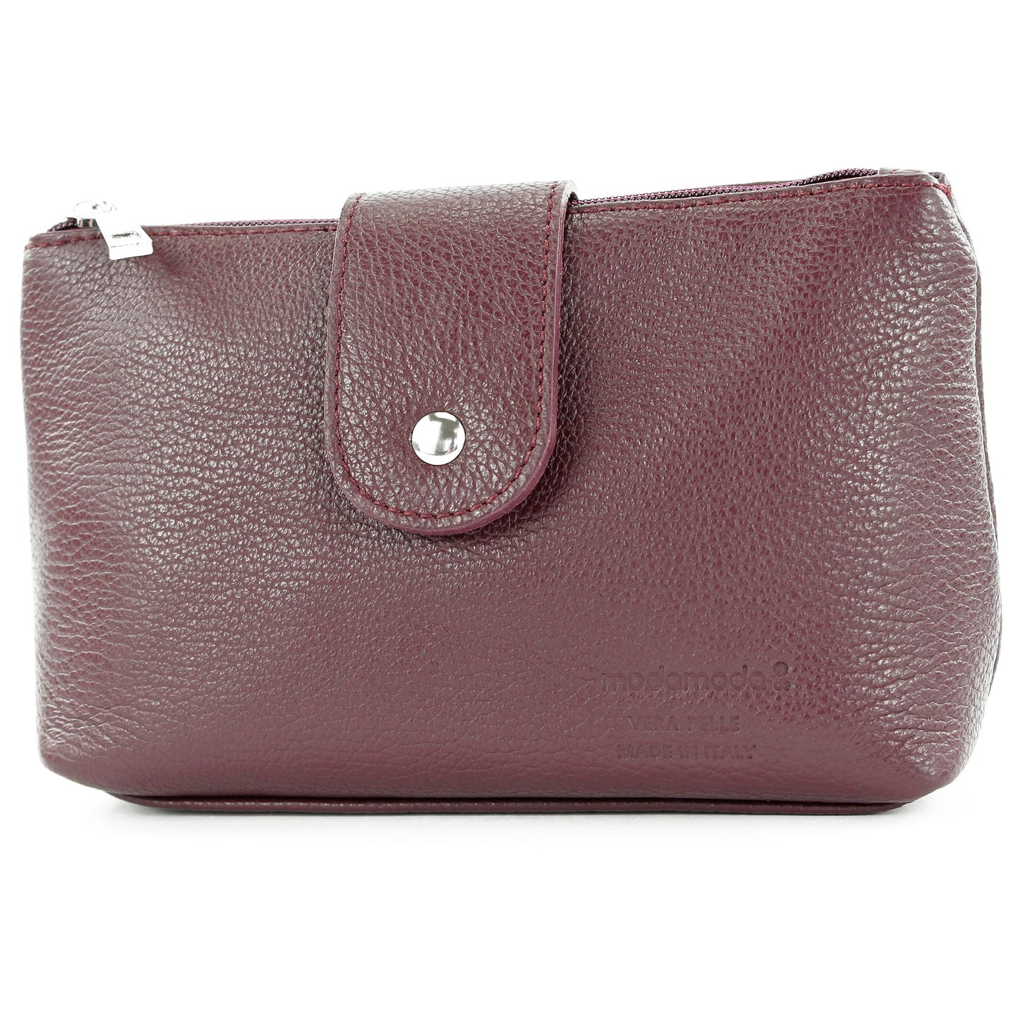 modamoda de T213 Damen Leder Kosmetiktasche Reiseetui Medium handmade in Italy