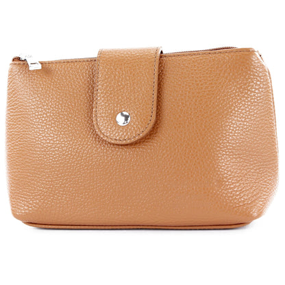 modamoda de T213 Damen Leder Kosmetiktasche Reiseetui Medium handmade in Italy