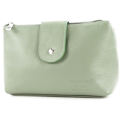 modamoda de T213 Damen Leder Kosmetiktasche Reiseetui Medium handmade in Italy