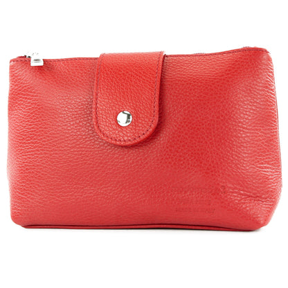modamoda de T213 Damen Leder Kosmetiktasche Reiseetui Medium handmade in Italy