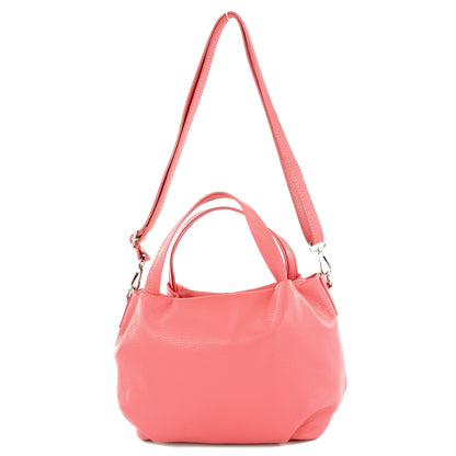 modamoda de T218 Damen Leder Henkeltasche Tragetasche Schultertasche handmade in Italy