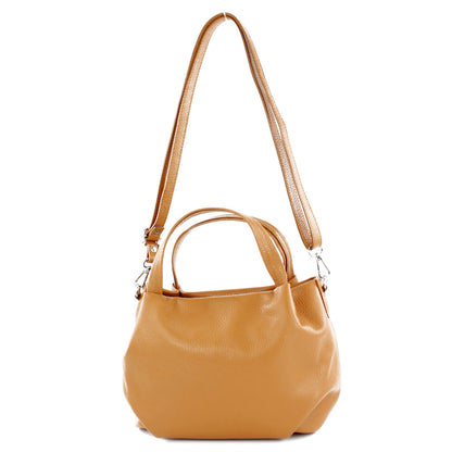 modamoda de T218 Damen Leder Henkeltasche Tragetasche Schultertasche handmade in Italy