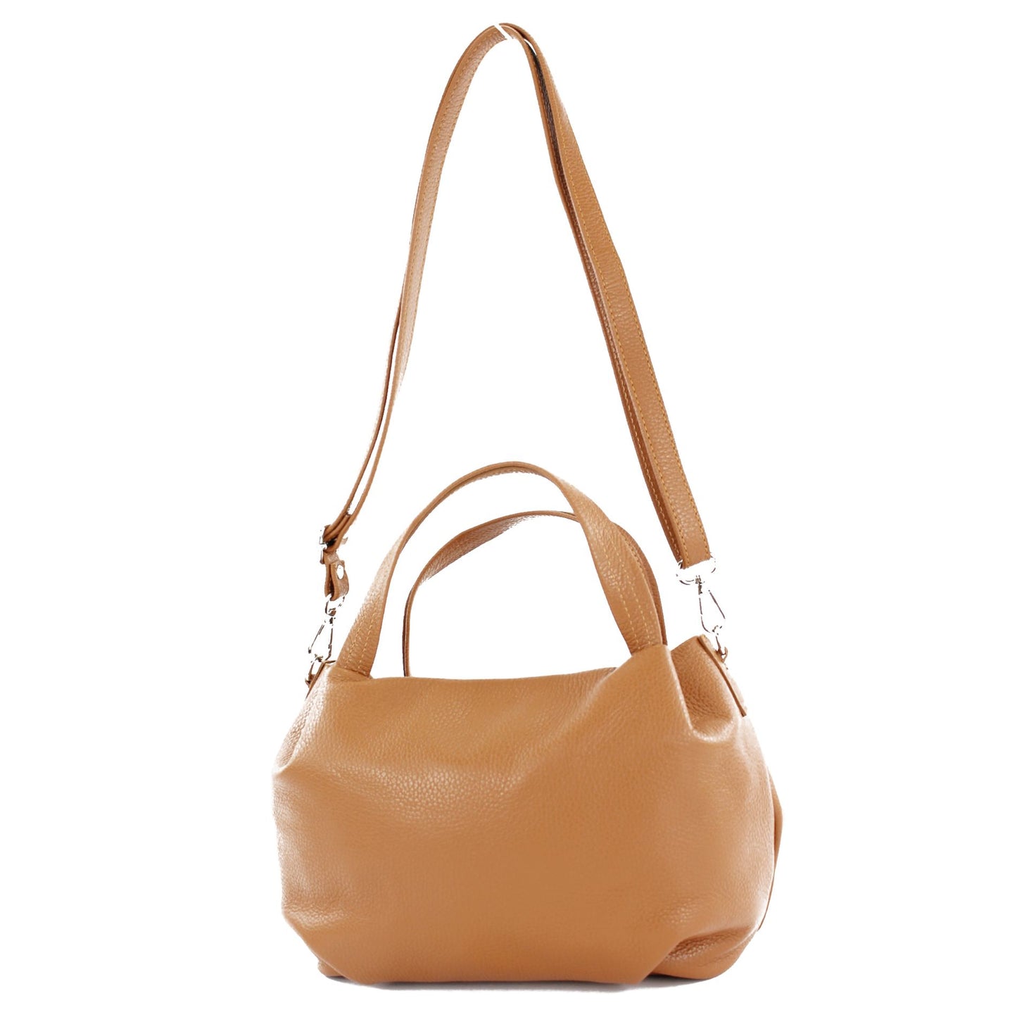 modamoda de T218 Damen Leder Henkeltasche Tragetasche Schultertasche handmade in Italy