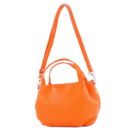 modamoda de T218 Damen Leder Henkeltasche Tragetasche Schultertasche handmade in Italy