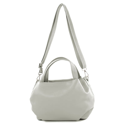 modamoda de T218 Damen Leder Henkeltasche Tragetasche Schultertasche handmade in Italy