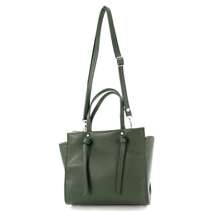 modamoda de T219 Damen Leder Henkeltasche Handtasche Schultertasche handmade in Italy
