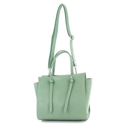 modamoda de T219 Damen Leder Henkeltasche Handtasche Schultertasche handmade in Italy