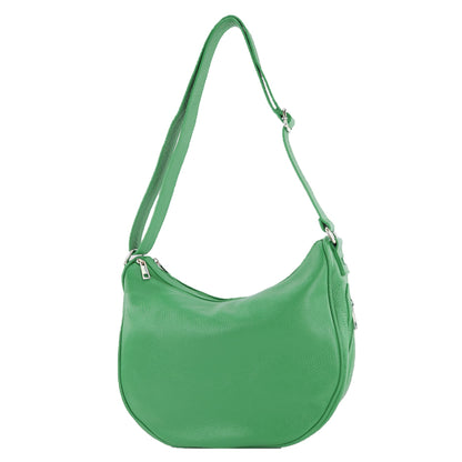 modamoda de T222 Damen Leder Umhängetasche Schultertasche handmade in Italy
