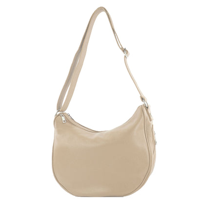 modamoda de T222 Damen Leder Umhängetasche Schultertasche handmade in Italy