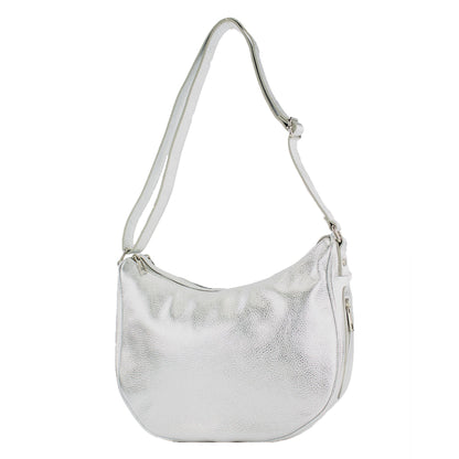 modamoda de T222 Damen Leder Umhängetasche Schultertasche handmade in Italy
