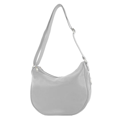 modamoda de T222 Damen Leder Umhängetasche Schultertasche handmade in Italy
