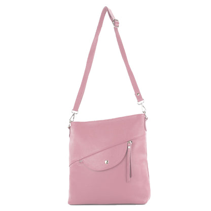 modamoda de T223 Damen Leder Umhängetasche Schultertasche Medium handmade in Italy