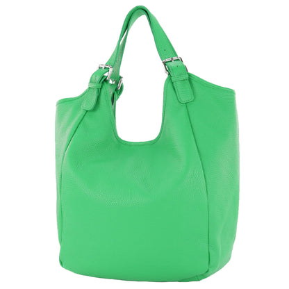 modamoda de T227  Damen Shopper Schultertasche Leder Large handmade in Italy