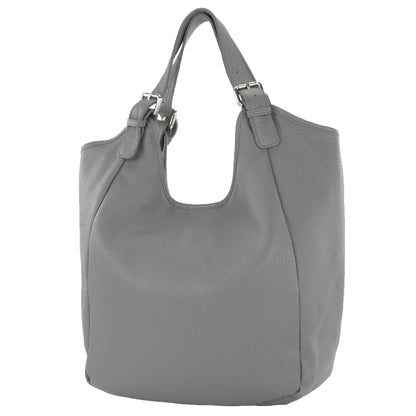 modamoda de T227  Damen Shopper Schultertasche Leder Large handmade in Italy