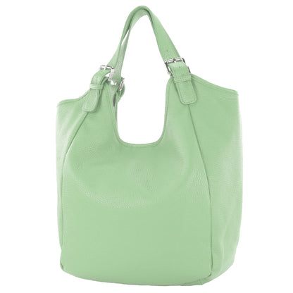 modamoda de T227  Damen Shopper Schultertasche Leder Large handmade in Italy