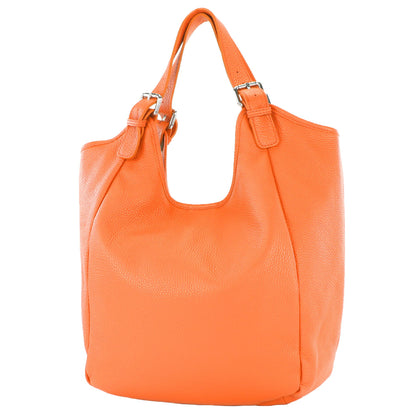 modamoda de T227  Damen Shopper Schultertasche Leder Large handmade in Italy