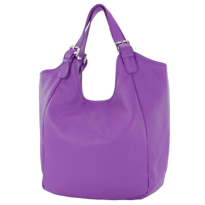 modamoda de T227  Damen Shopper Schultertasche Leder Large handmade in Italy