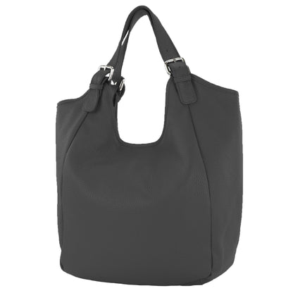 modamoda de T227  Damen Shopper Schultertasche Leder Large handmade in Italy