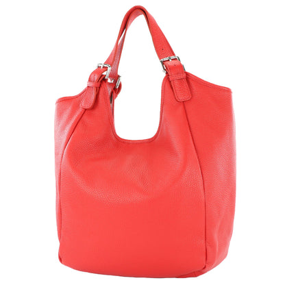 modamoda de T227  Damen Shopper Schultertasche Leder Large handmade in Italy
