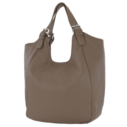 modamoda de T227  Damen Shopper Schultertasche Leder Large handmade in Italy