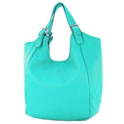 modamoda de T227  Damen Shopper Schultertasche Leder Large handmade in Italy
