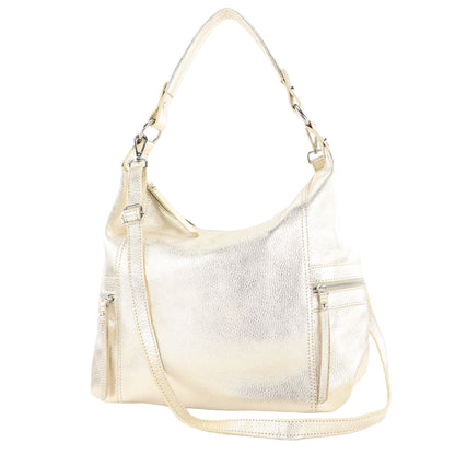 modamoda de T229 Damen Schultertasche Shopper aus Leder Large handmade in Italy