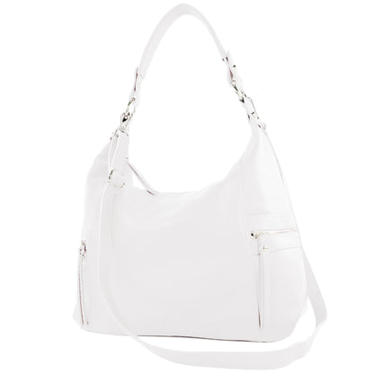 modamoda de T229 Damen Schultertasche Shopper aus Leder Large handmade in Italy