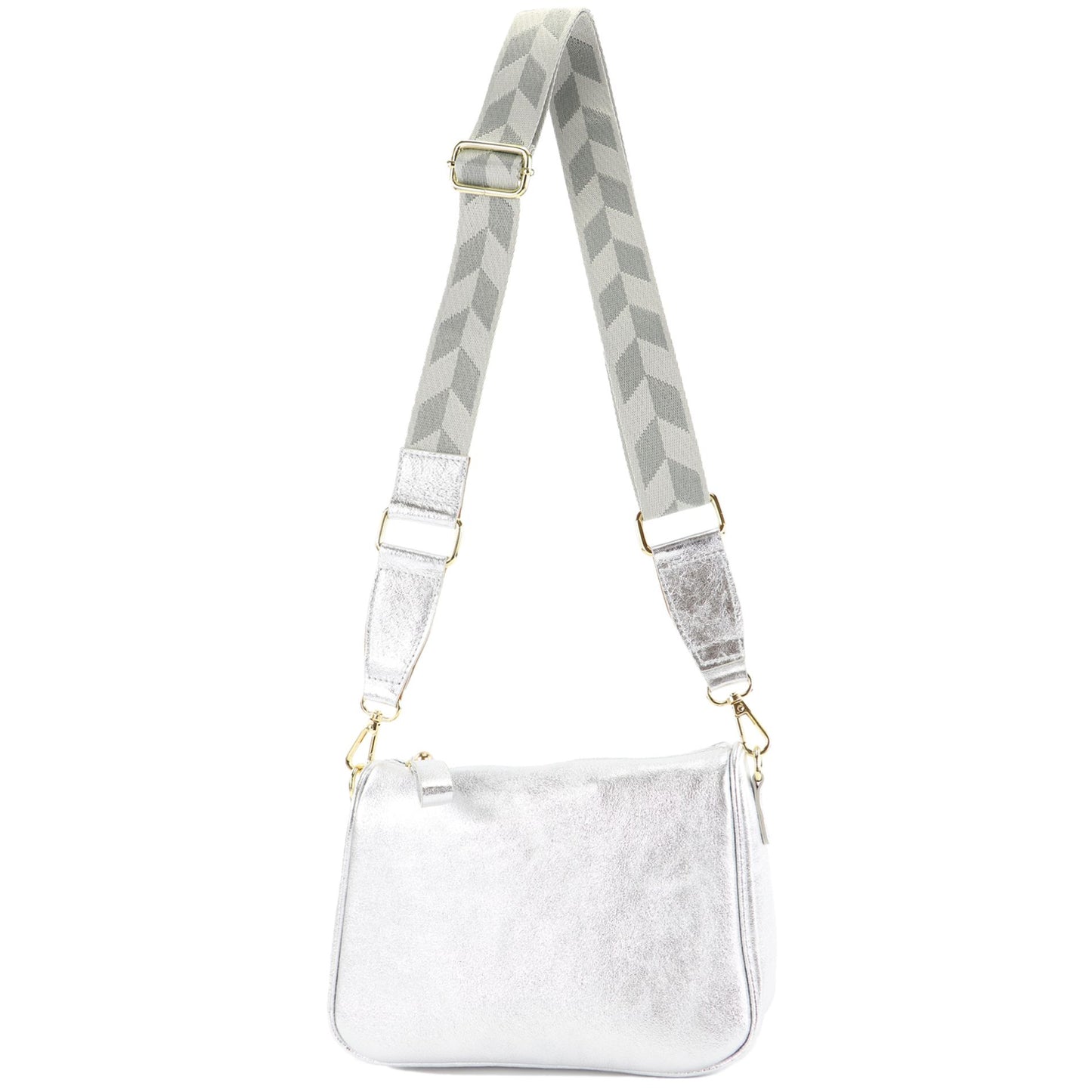 modamoda de T230 Damen Leder Umhängetasche Schultertasche handmade in Italy
