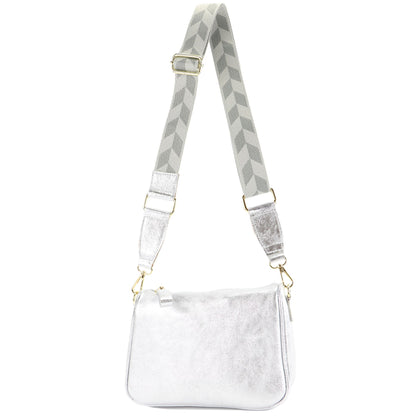 modamoda de T230 Damen Leder Umhängetasche Schultertasche handmade in Italy