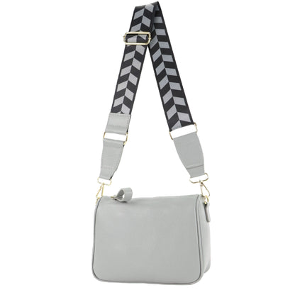 modamoda de T230 Damen Leder Umhängetasche Schultertasche handmade in Italy