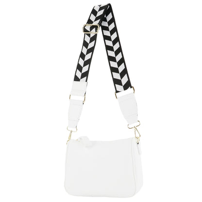 modamoda de T230 Damen Leder Umhängetasche Schultertasche handmade in Italy